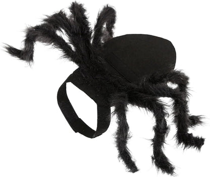Dog Spider Costume, Scary Furry Dog Halloween Costume, Adjustable Dog Fancy Dress Costumes, Cat Outfit for Halloween Party, Masquerade, Photoshoots, S Spider Dog Costume